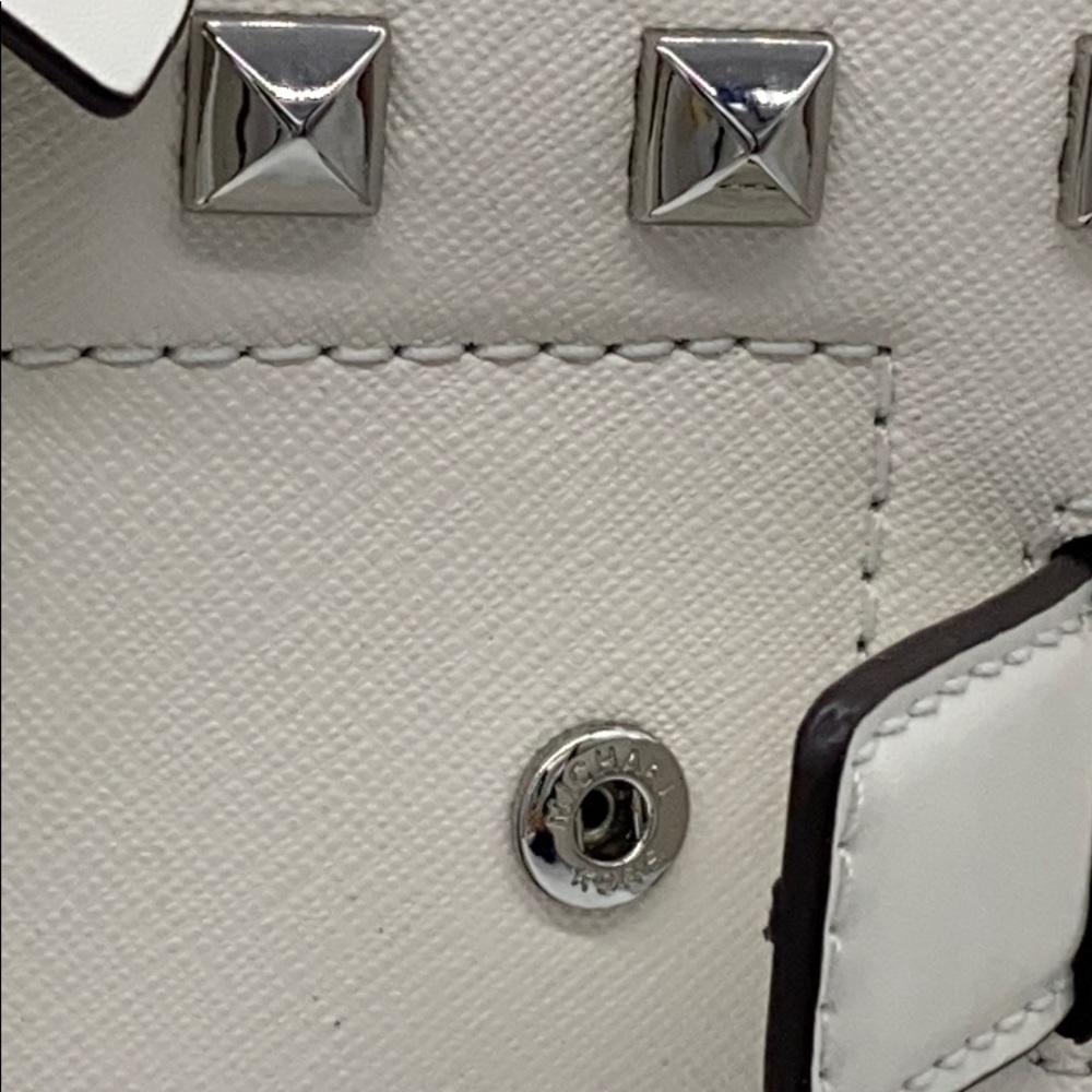 MICHAEL KORS RAYNE MEDIUM EW SATCHEL OPTIC WHITE - Picture 12 of 16